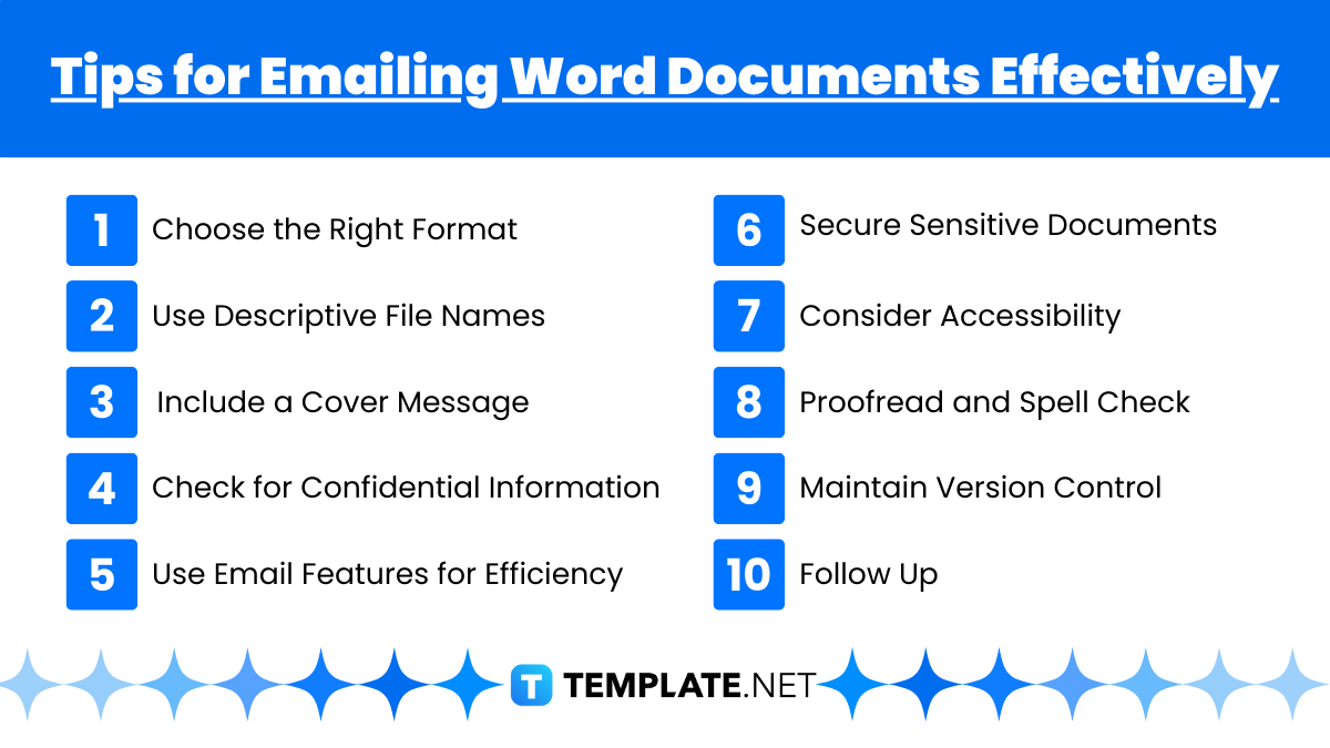 tips for emailing word documents effectively