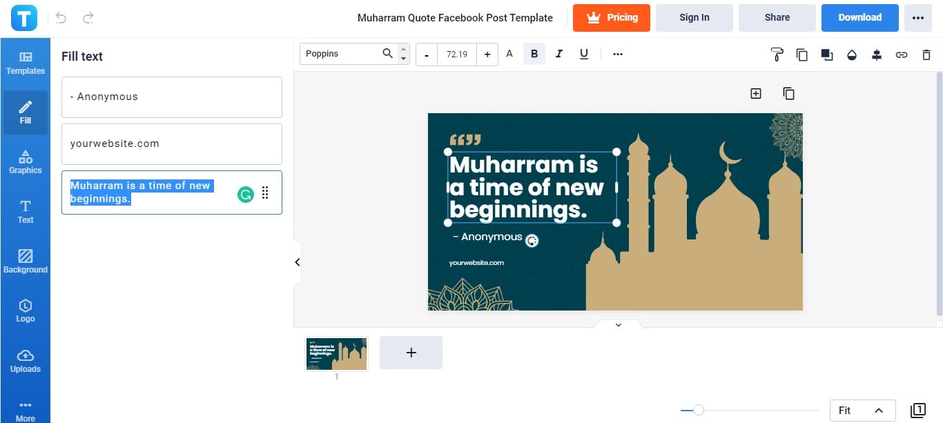 type-in-your-muharram-message