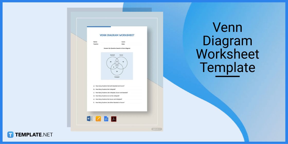 venn diagram worksheet template