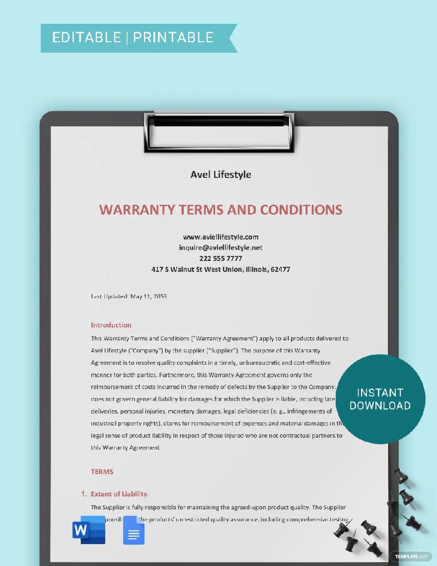 warranty-terms-and-conditions