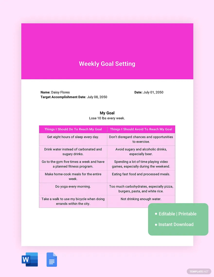 weekly-goal-setting