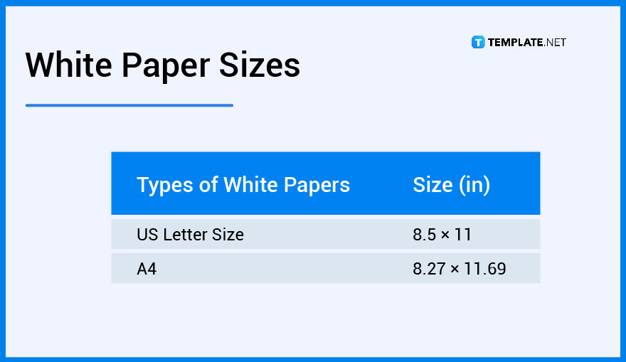 white-paper-sizes