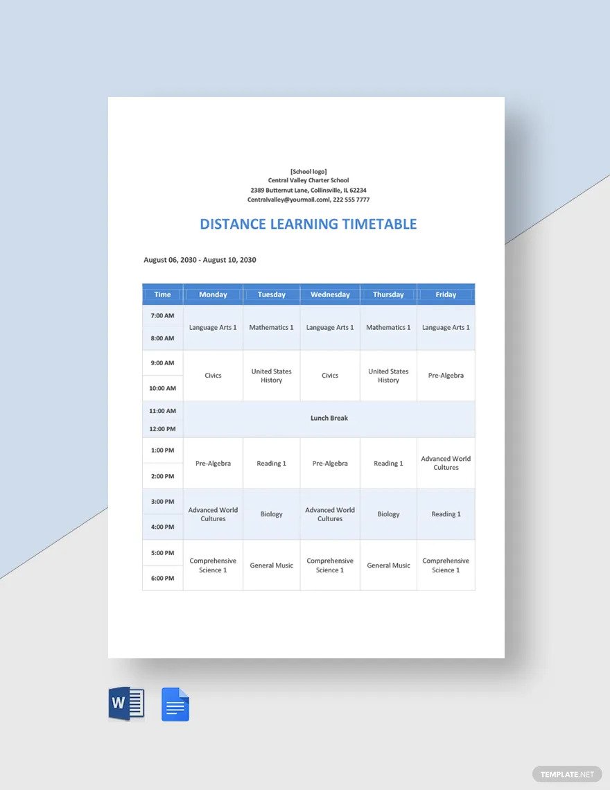 distance-learning-template