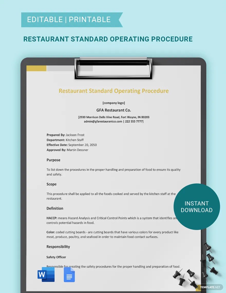 restaurant-sop-ideas-and-examples