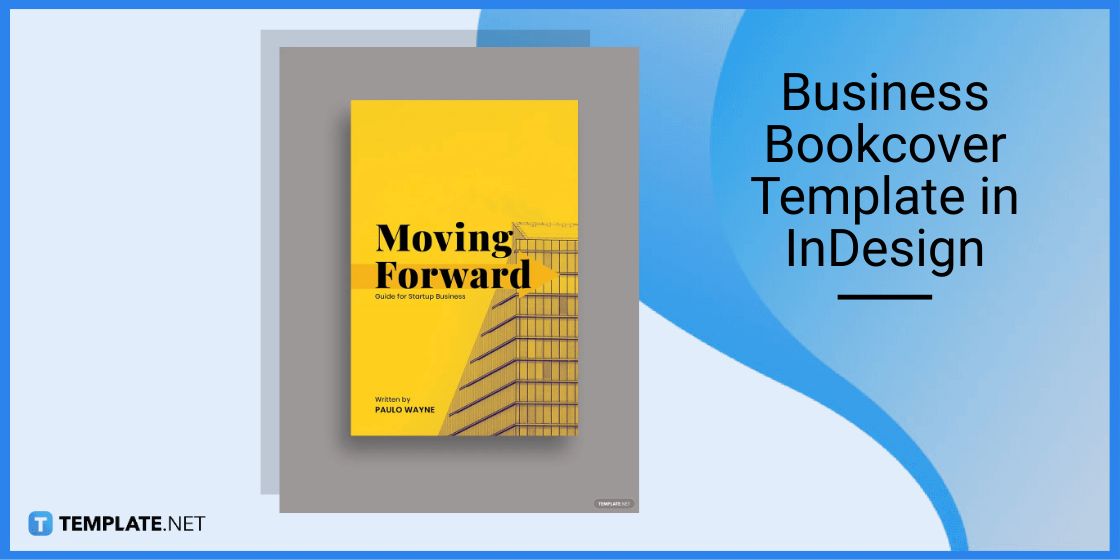 business bookcover template in indesign