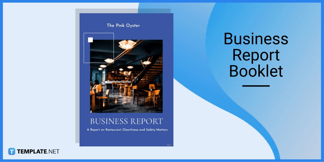 business report booklet template