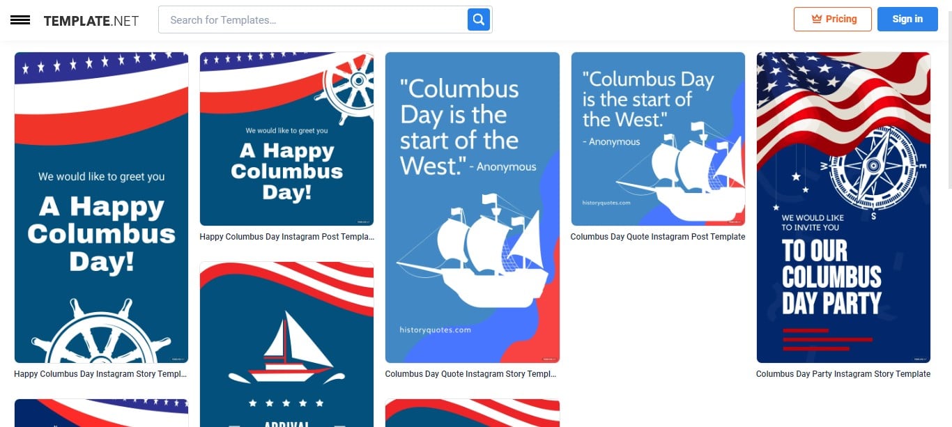 choose-a-columbus-day-instagram-template