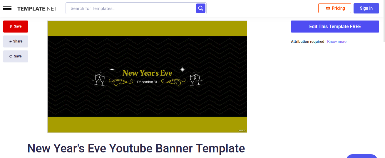 choose-a-new-years-eve-youtube-banner-template