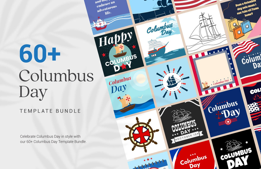 columbus day template bundle ideas and examples
