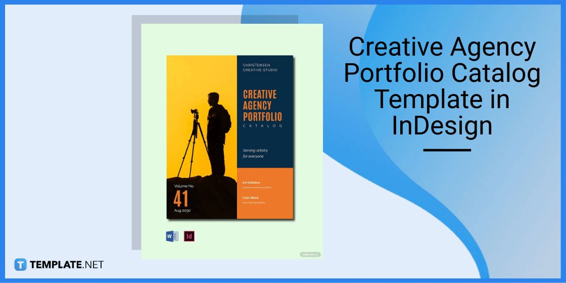 creative agency portfolio catalog template in indesign
