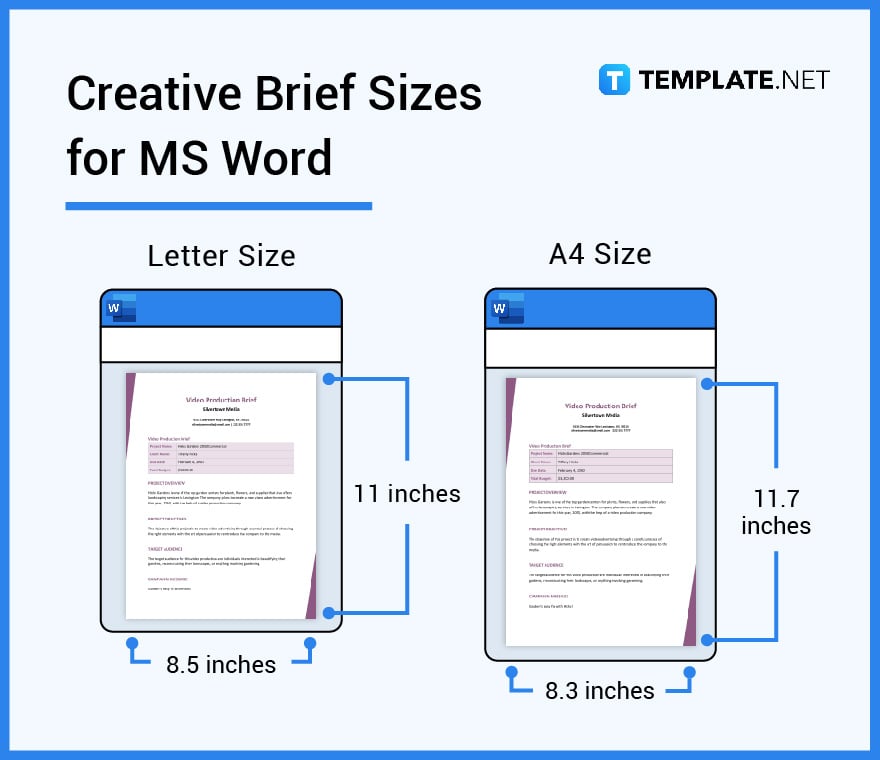creative brief sizes for ms word