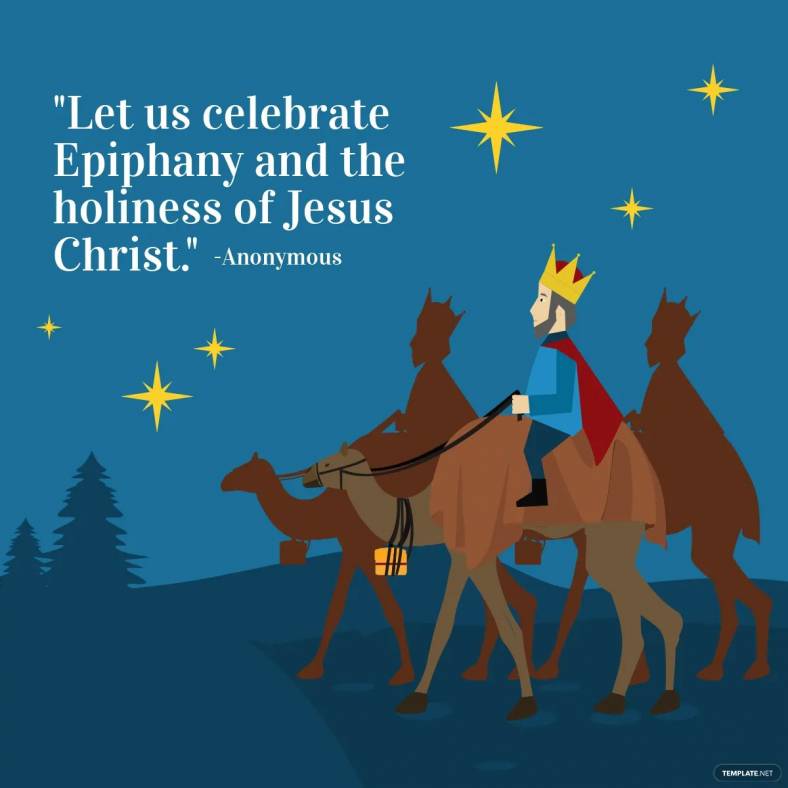 epiphany day quote linkedin post template 788x