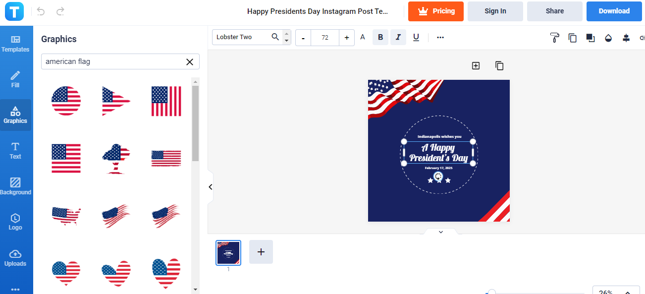 free-happy-presidents-day-instagram-post-template-template-net-1