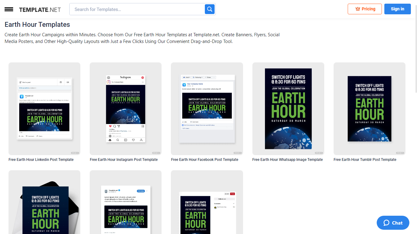 get-started-with-an-earth-hour-linkedin-post-template-to-edit