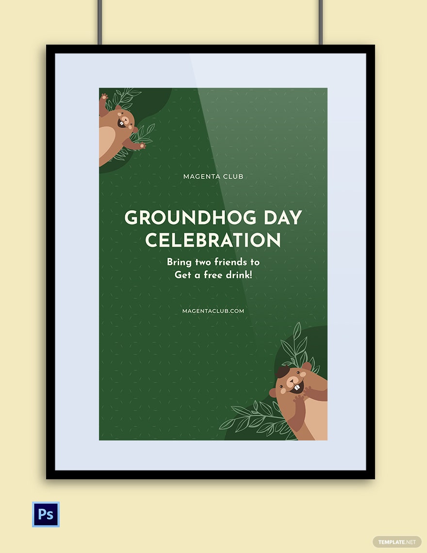 groundhog-day-celebration-poster