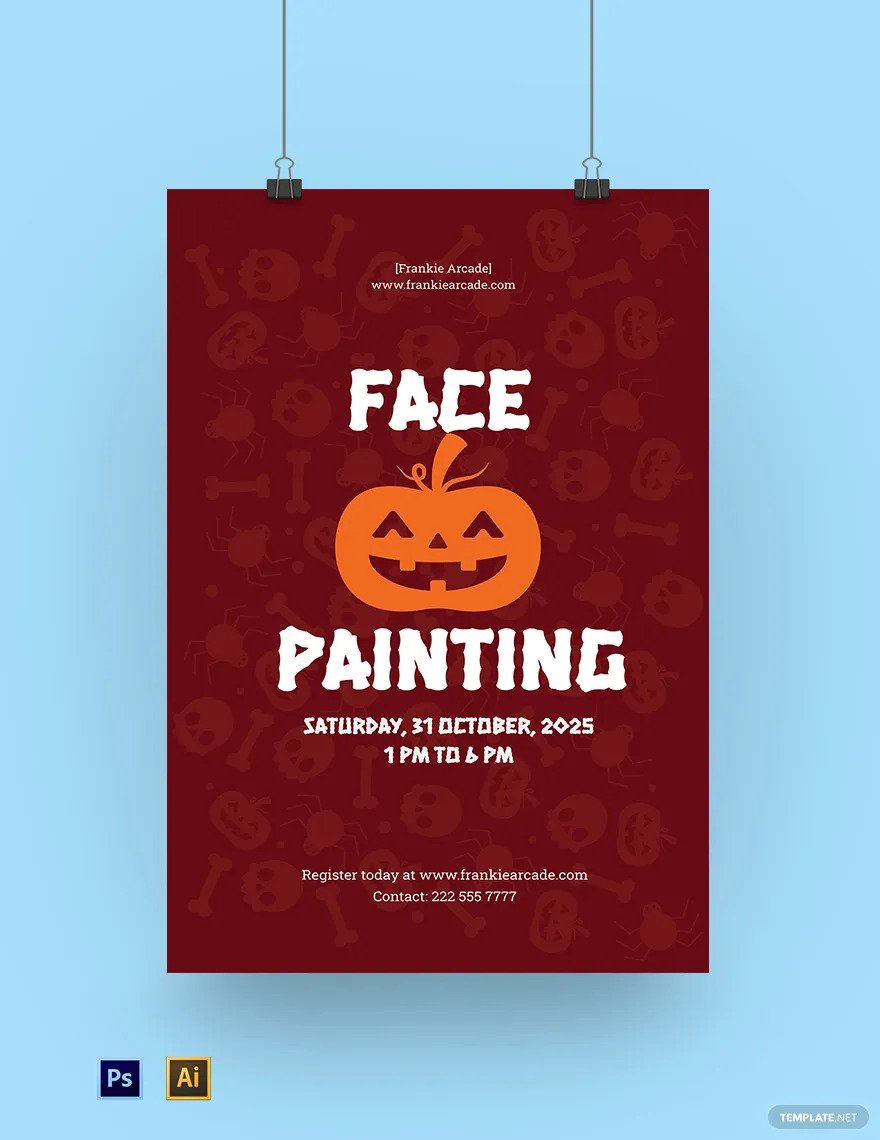 halloween-face-painting-poster