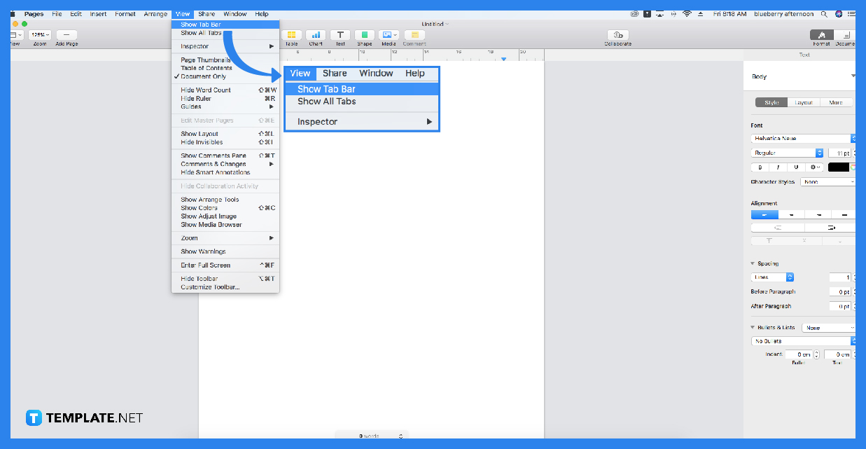 How Do You Set Tab Stops in Apple Pages