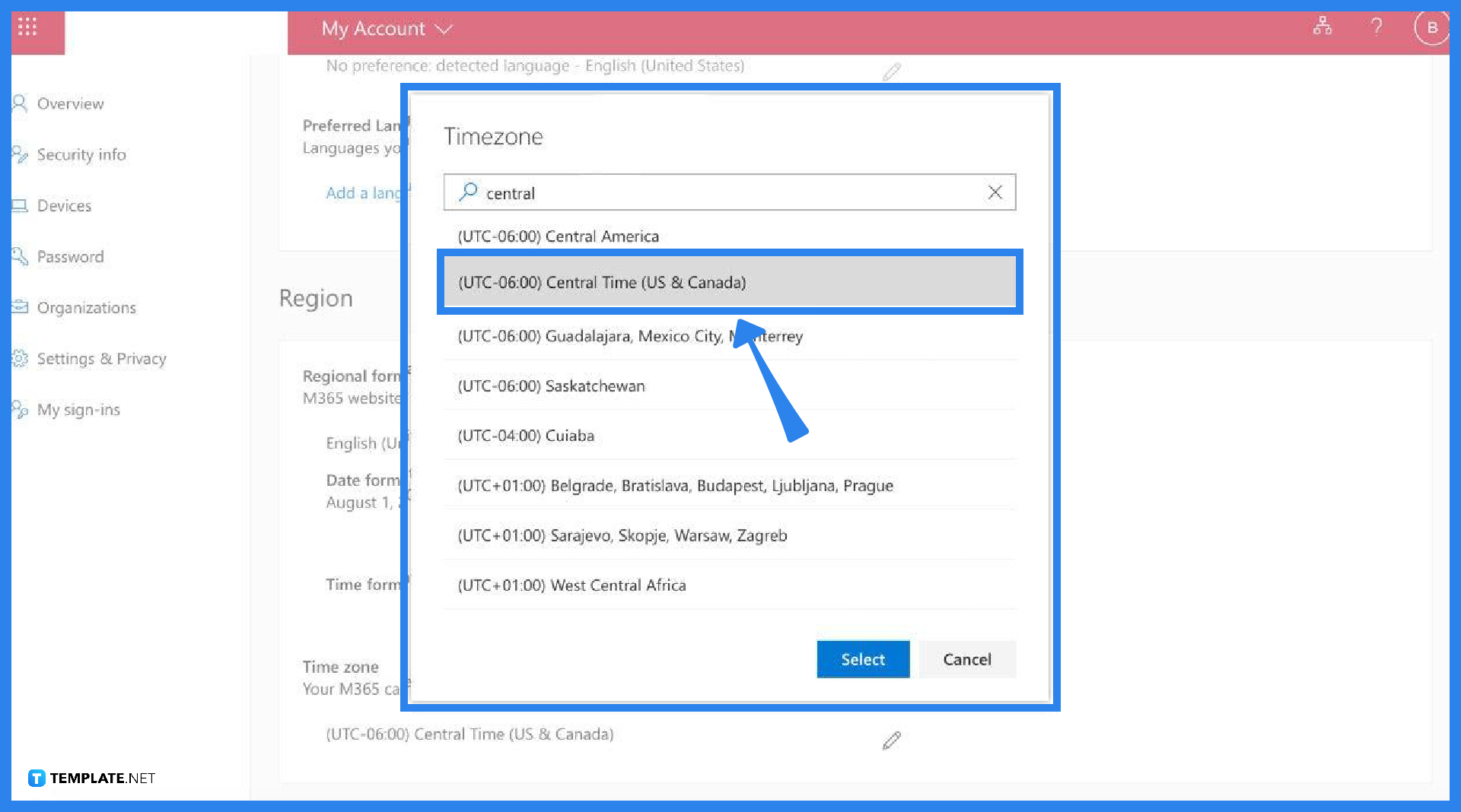 Change Time Zone In Teams App