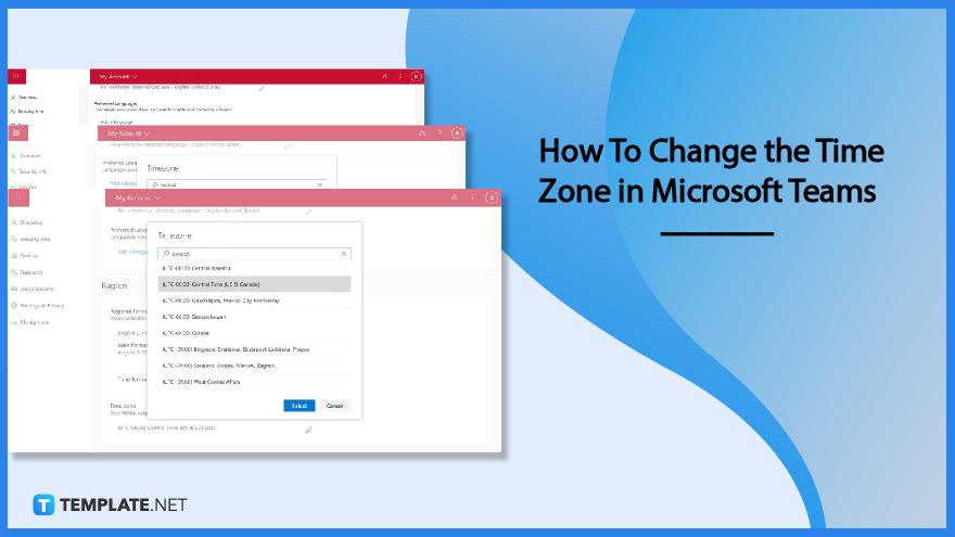 Setting Microsoft Teams Time Zone