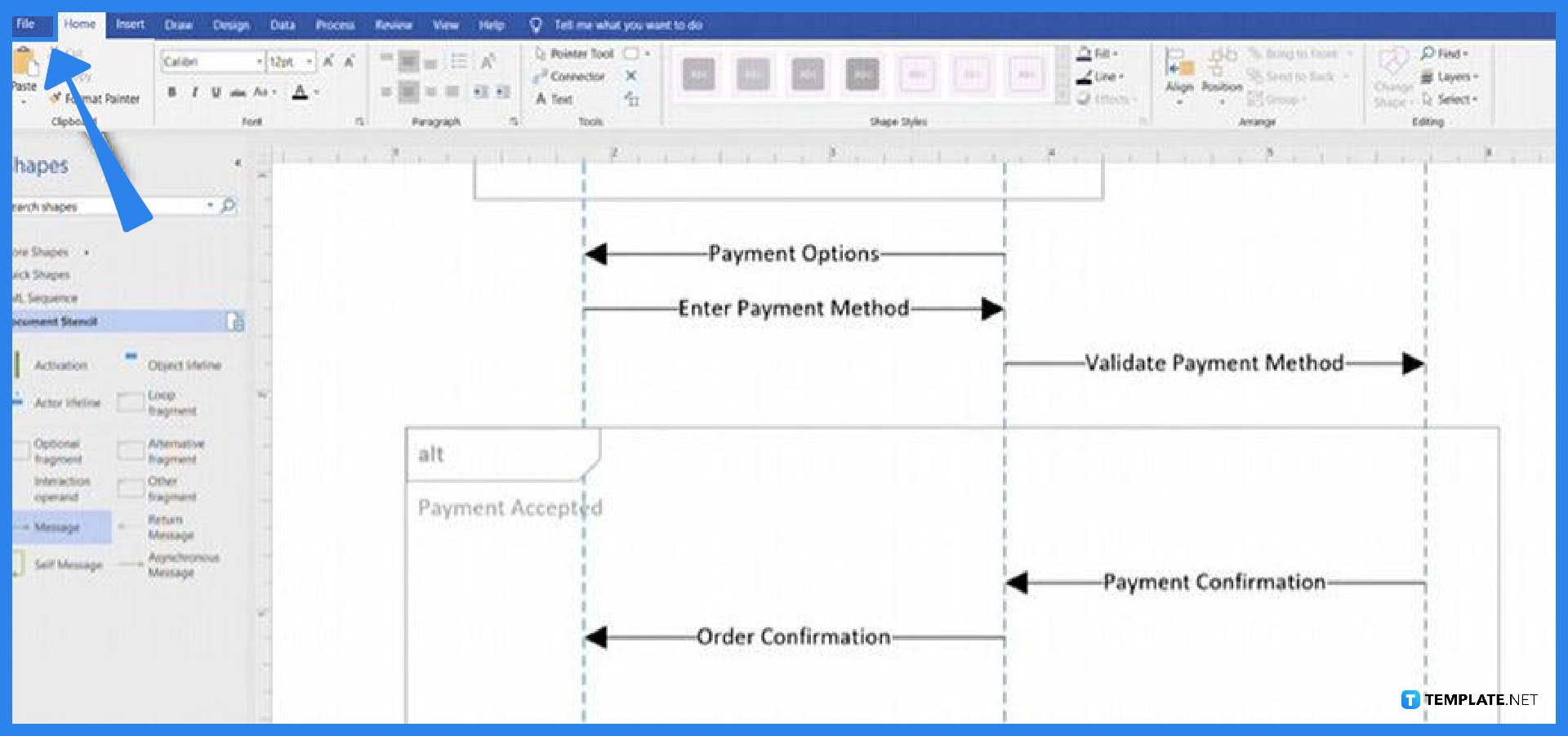 How To Create UML Diagrams in Microsoft Visio - Step 3
