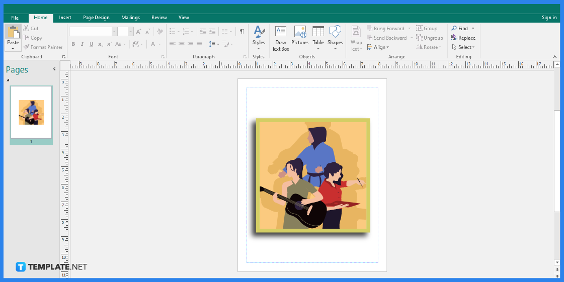 how to make a mirror image in microsoft publisher step