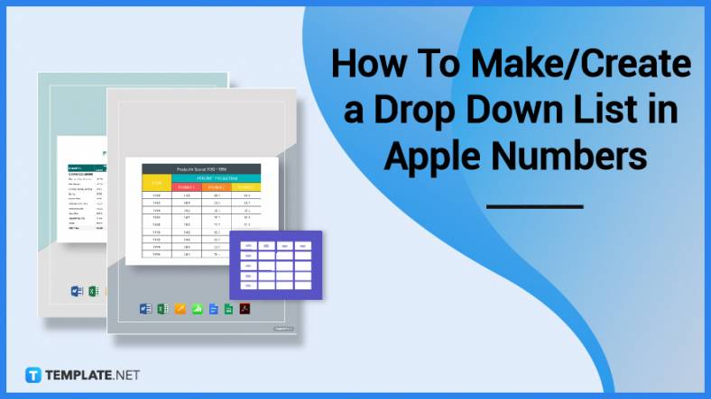 How To Make/Create a Drop Down List in Apple Numbers [Templates + Examples] 2023