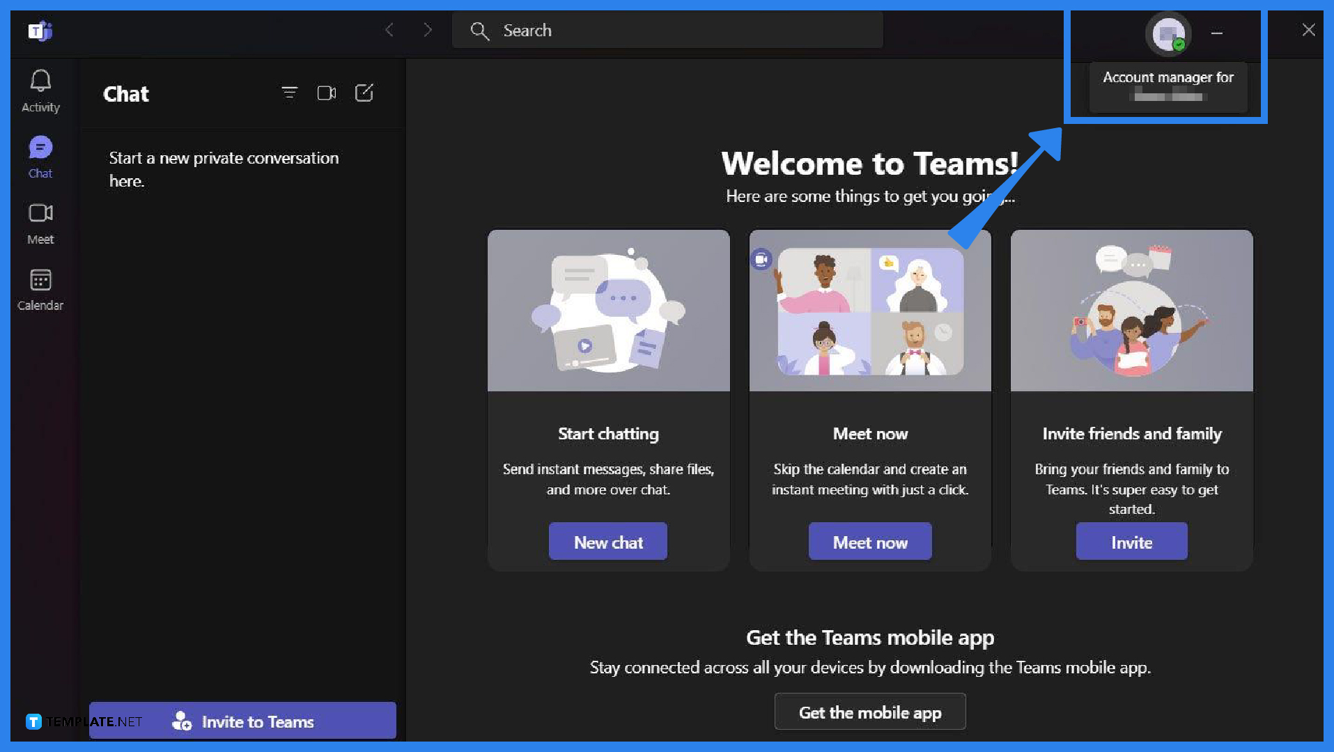 Microsoft Teams app for friends and families