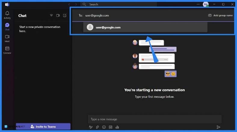 How to Use Microsoft Teams with Other Platforms - Step 2