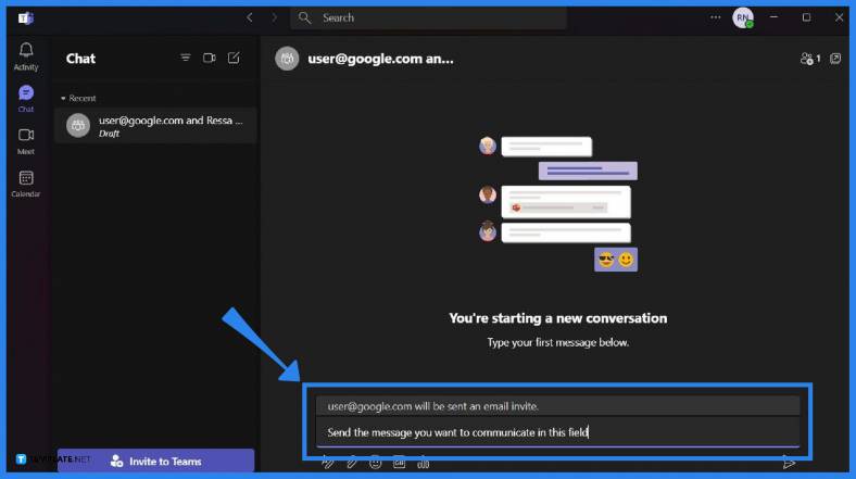 How to Use Microsoft Teams with Other Platforms - Step 3