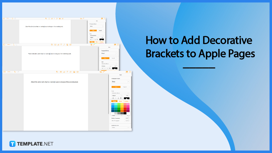 bracket label shape templates