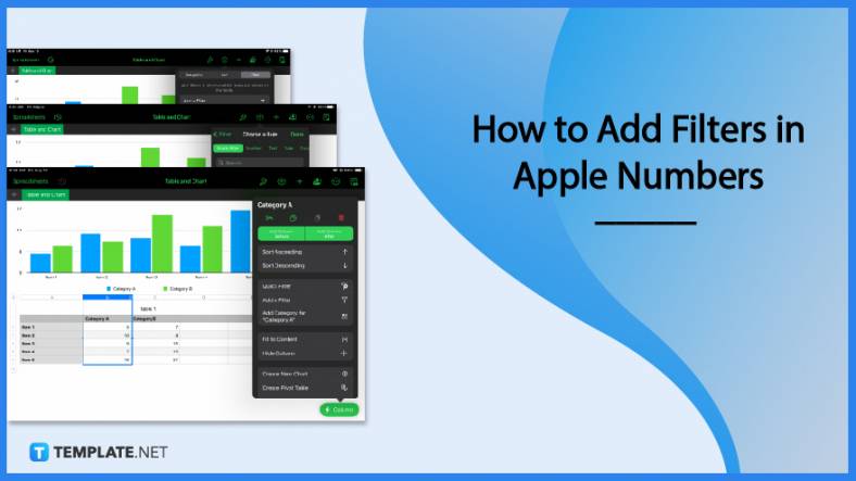 How to Add Filters in Apple Numbers