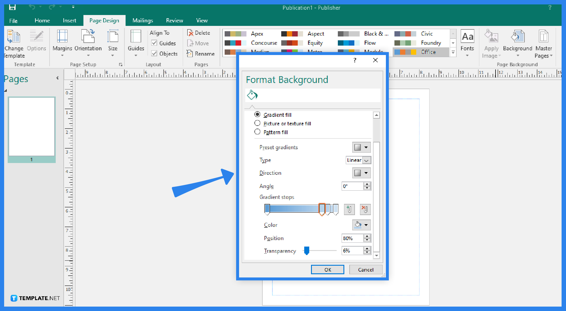 How to Add a Background in Microsoft Publisher
