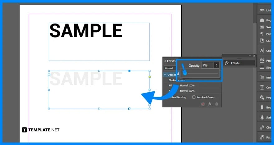 how to add a watermark in adobe indesign step