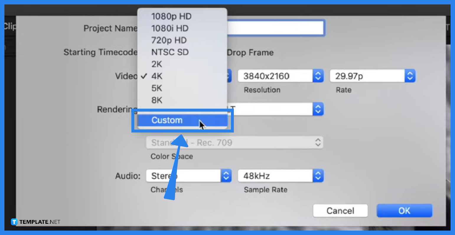 how to change aspect ratio in apple final cut pro step 0