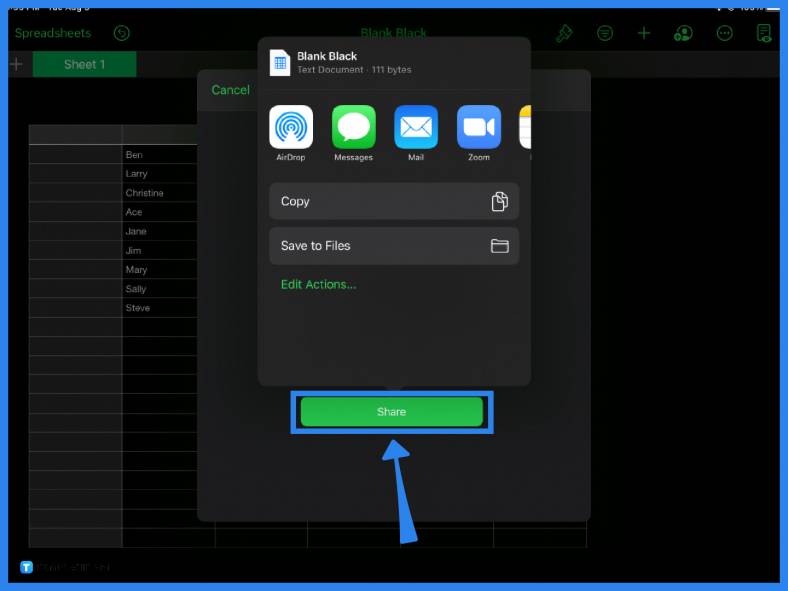 How to Convert CSV File in Apple Numbers