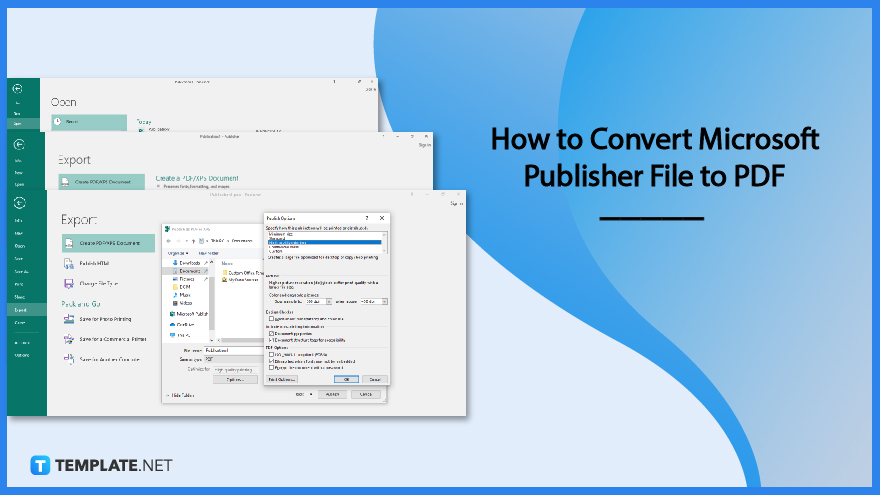 how to convert pub to pdf