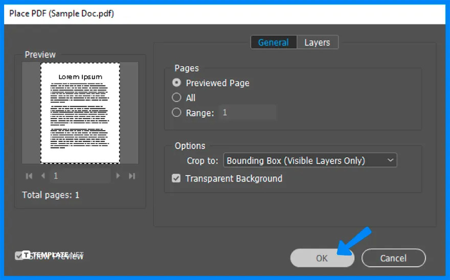 how to convert pdf to adobe indesign step
