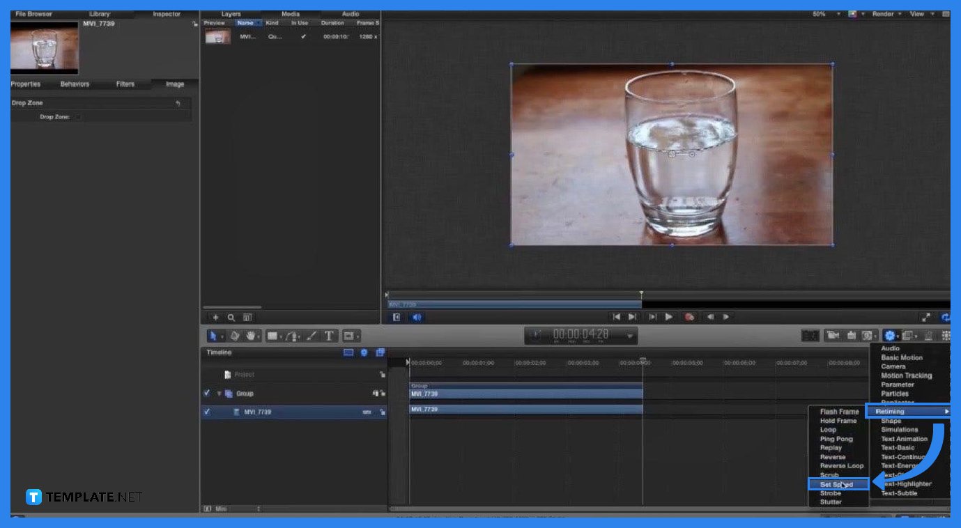 How to Convert to Slow Motion in Apple Motion