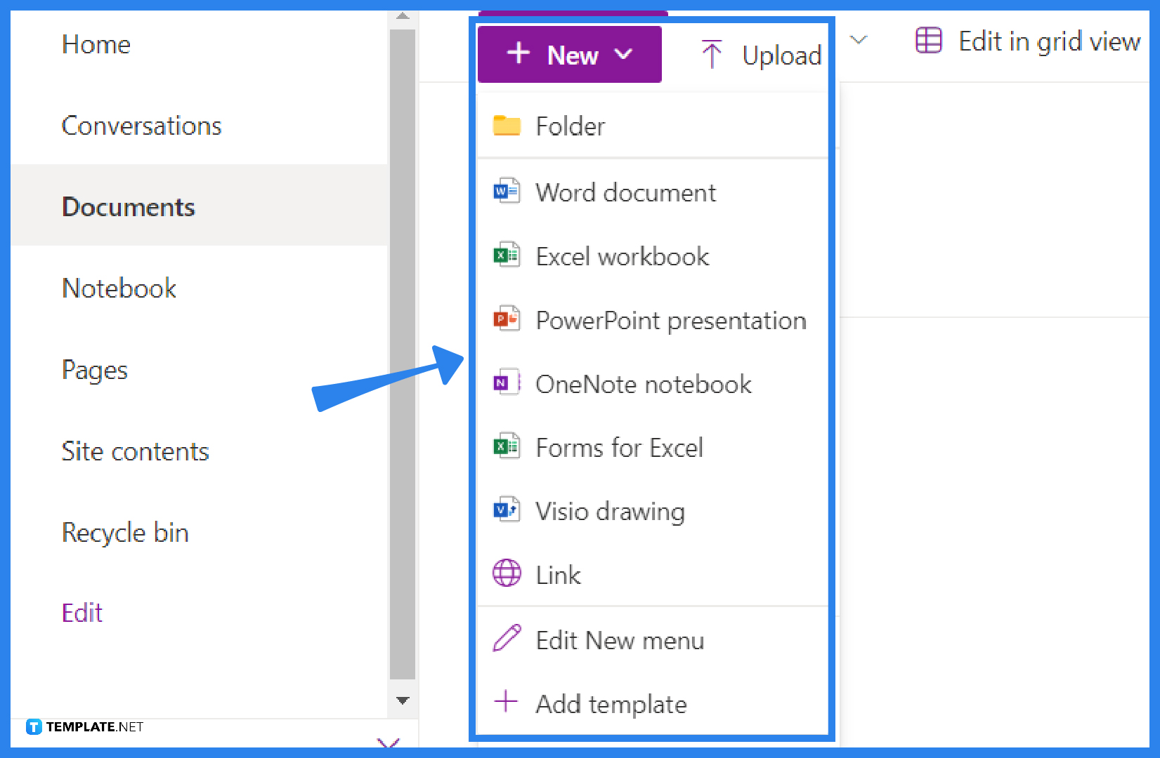 How To Create A Folder In Microsoft Sharepoint Step 02 