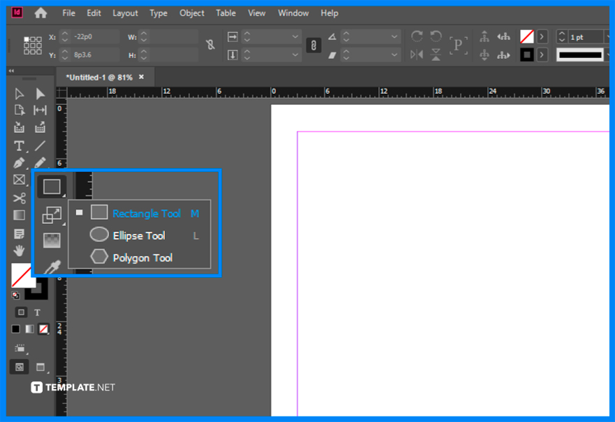 how to create shapes in adobe indesign step