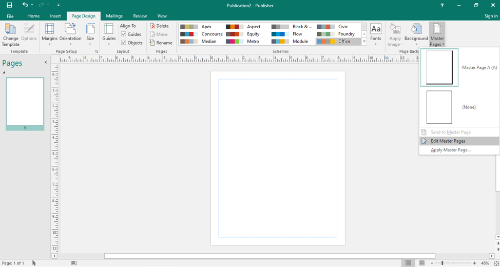 publisher master page from file publisher master page from file