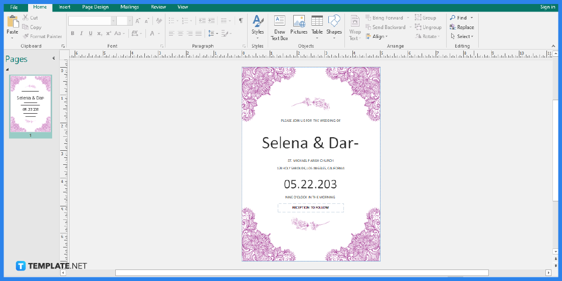 how to create a border in microsoft publisher step