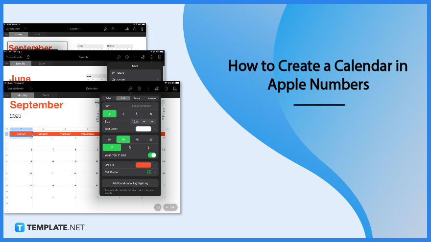 How To Create A Calendar In Apple Numbers