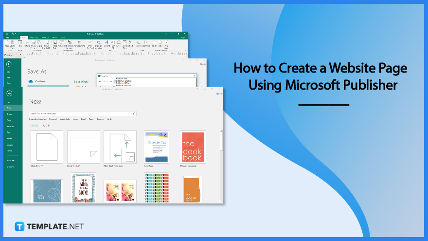 How To Create A Website Page Using Microsoft Publisher 