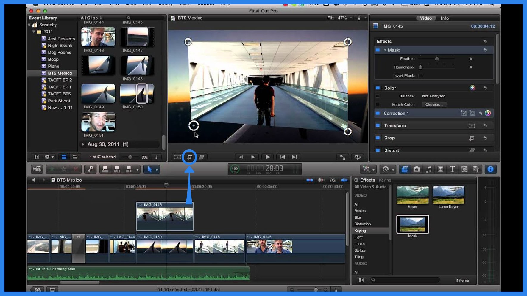 how to crop clips in apple final cut pro step 0