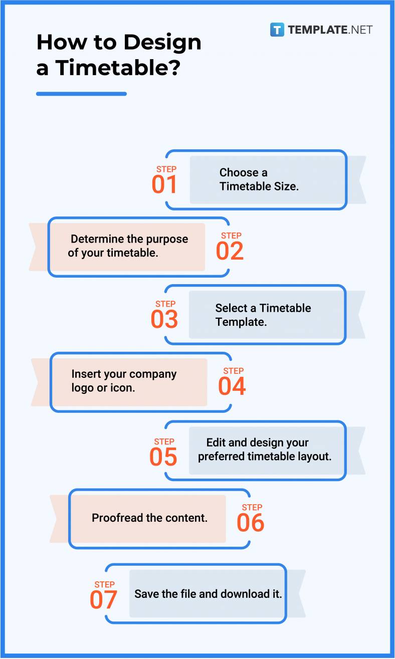 how to design a timetable 788x