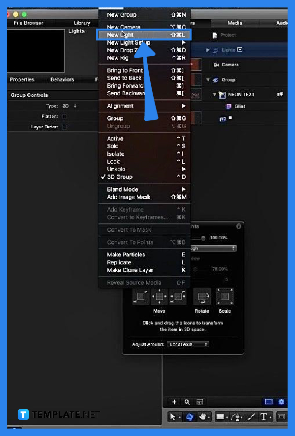 How to Make Neon Light Flicker in Apple Slow Motion