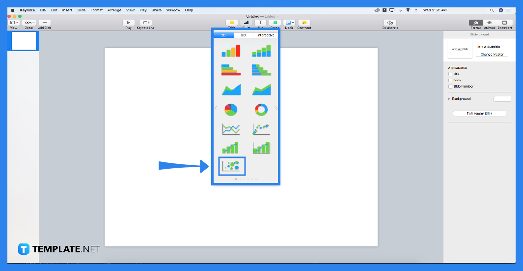 how to make timeline in apple keynote step