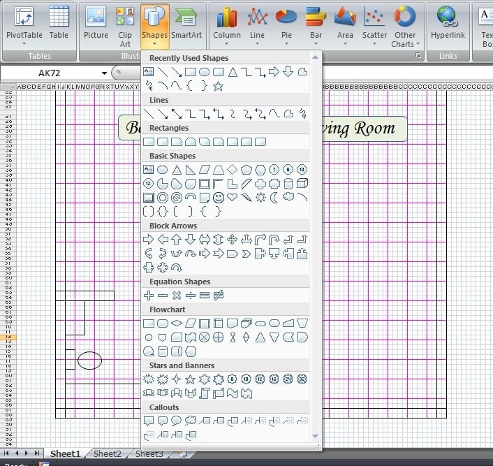 how-to-make-a-floor-plan-on-microsoft-excel-step-3