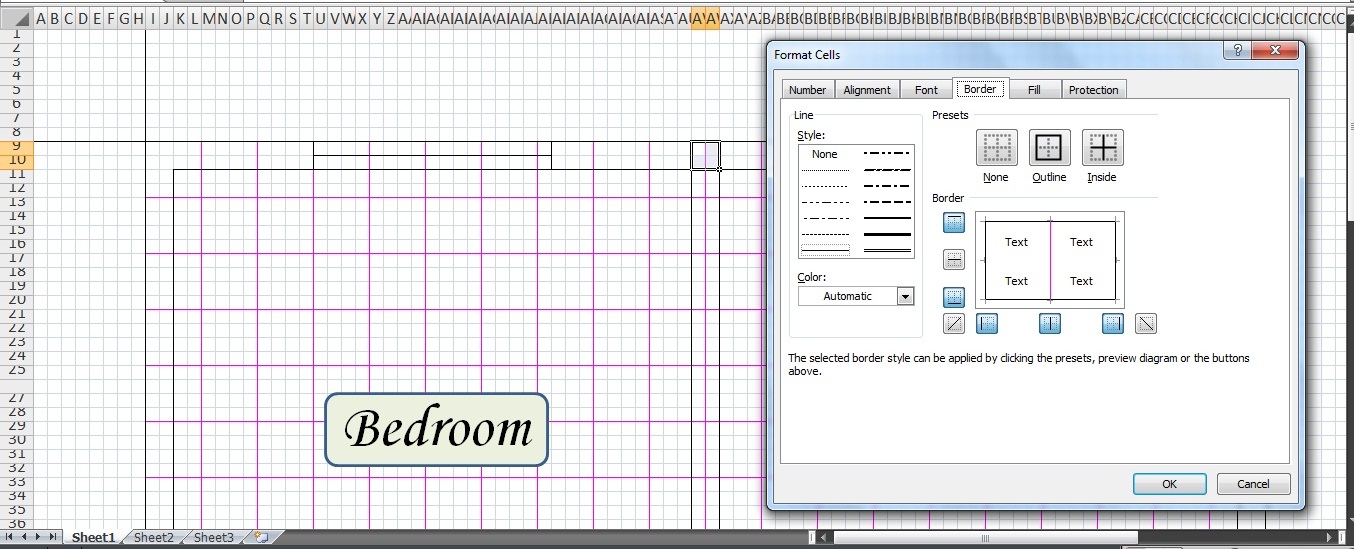 how-to-make-a-floor-plan-on-microsoft-excel-step-4